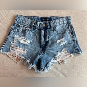 Aeropostale Shorty Vintage Hi-Rise Denim Shorts Size 2